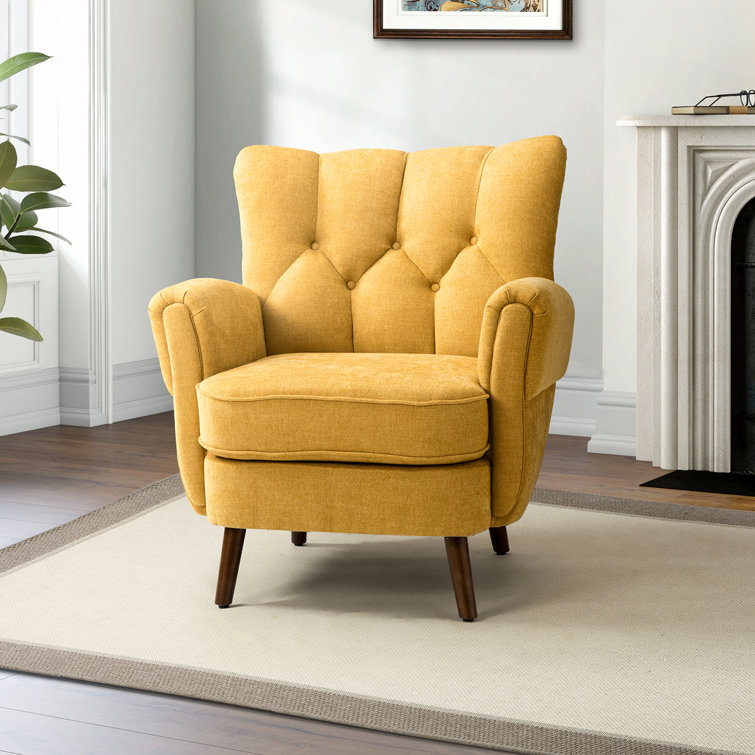 Wayfair mustard deals chair